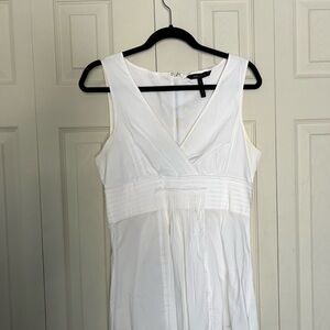 BCBGMaxAzria Sleeveless White Blouse